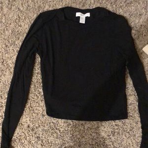 Long sleeve black top